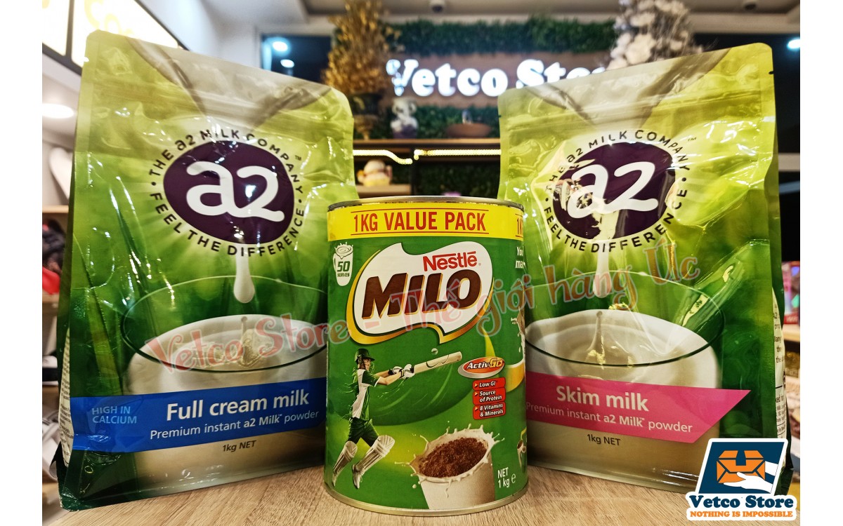 COMBO Sữa Milo + Sữa A2 Của Úc